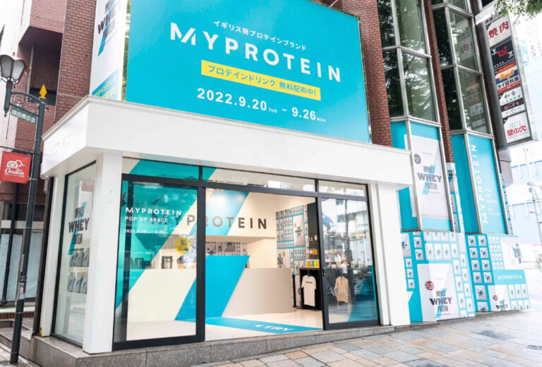 マイプロテイン様 POP UP STORE（壁面グラフィック）