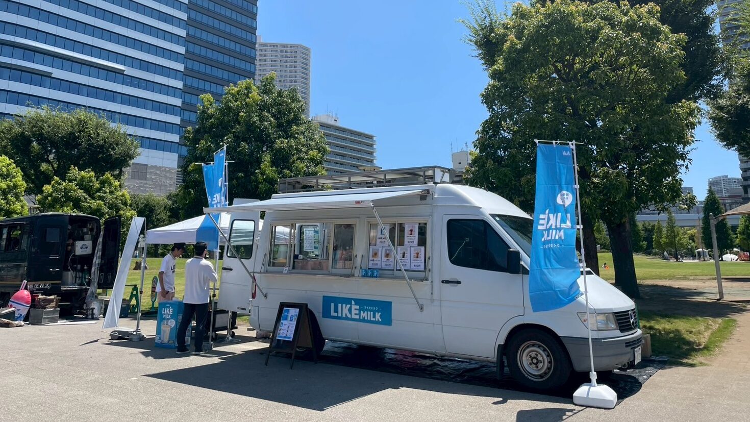 「LIKE MILK」のキッチンカーイベント運営事例