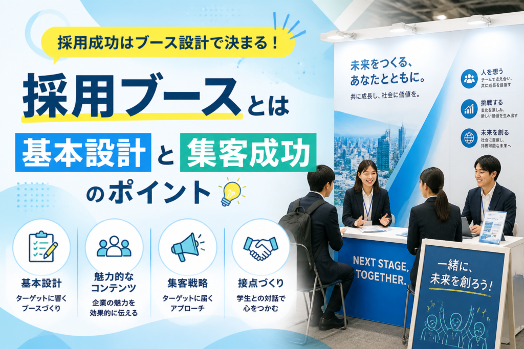 採用ブースとは何かを基本から実践まで解説